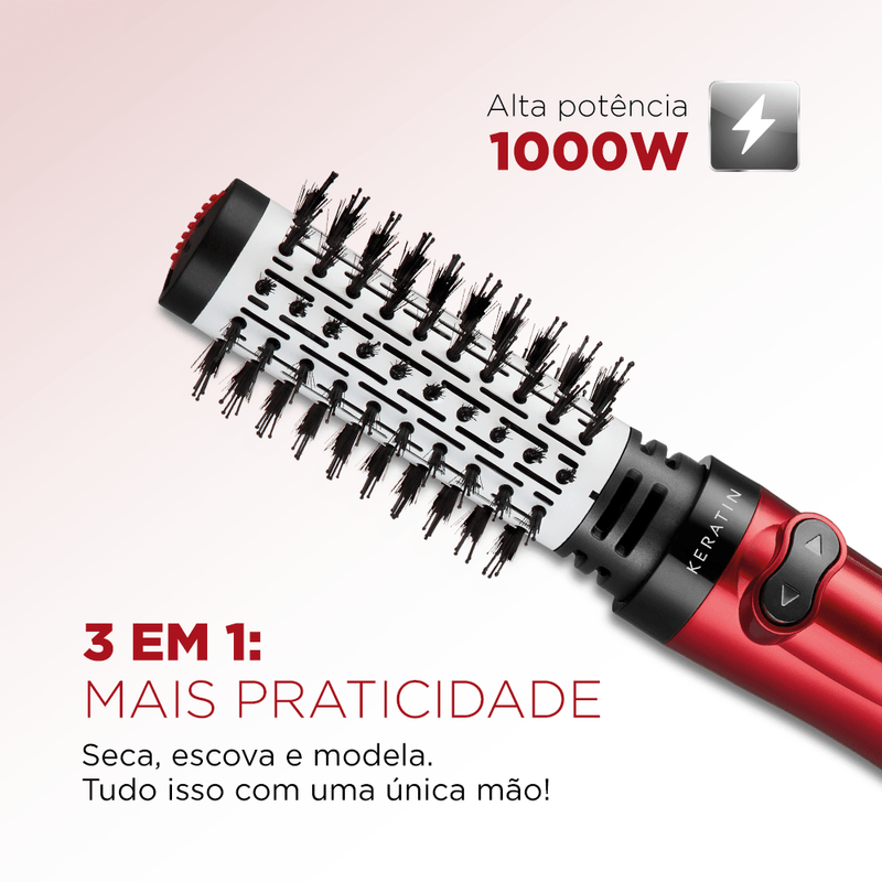 Escova Rotativa Red Infinity Keratin Mondial ER-11-KR